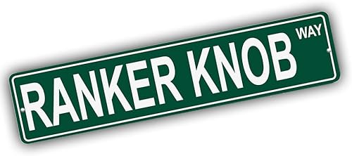 Vista 512 de Ohio Mountains Pick Your Mountain Compatible/repuesto para Ballards Hill United States Mountain Aluminio Metal Tin Street Sign Style decoración