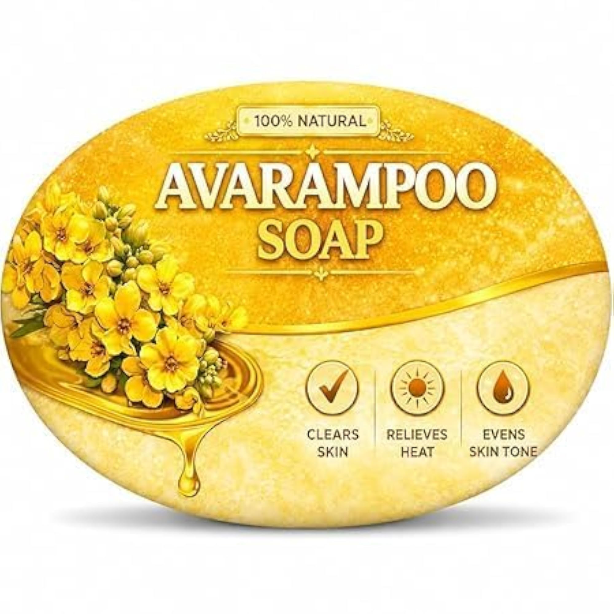 Handmade Soaps Combo with Avarampoo, Kuppaimeni, Wild Turmeric, 270g
