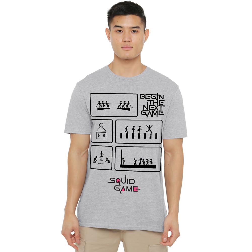 Squid Game Next Game Unisex T Shirt, Athletic Heather, XXXXX-Large