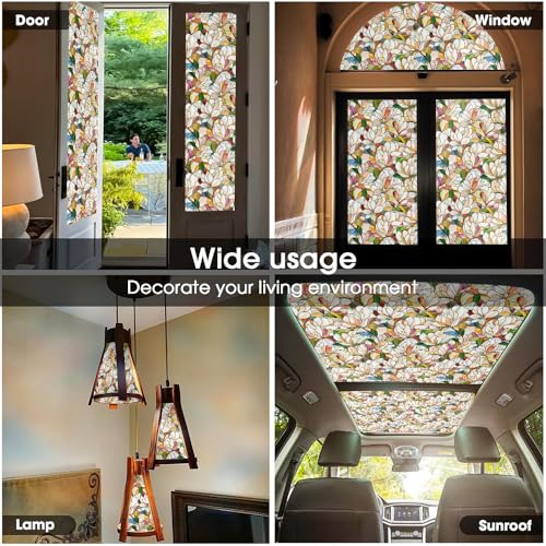 Vinilo decorativo adhesivo para ventana 15.7x118 pulg miniatura 5