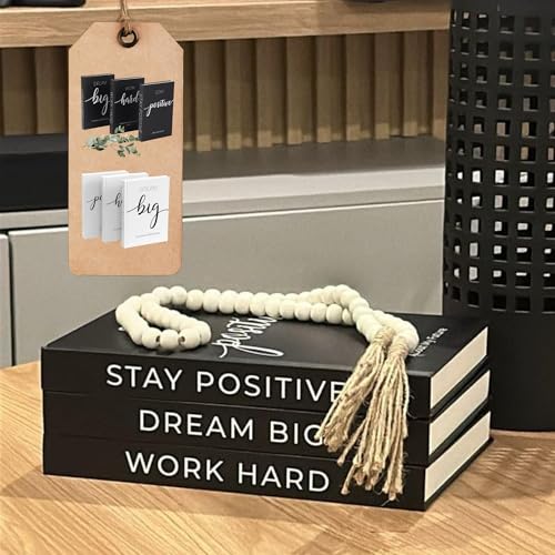 AMINALUX Decorative Books for Home Decor - Faux for decoration Coffee Table | Book Shelf Decor | Entryway | Console Table - Modern Luxury Designer Decor Set - Decorative for Display