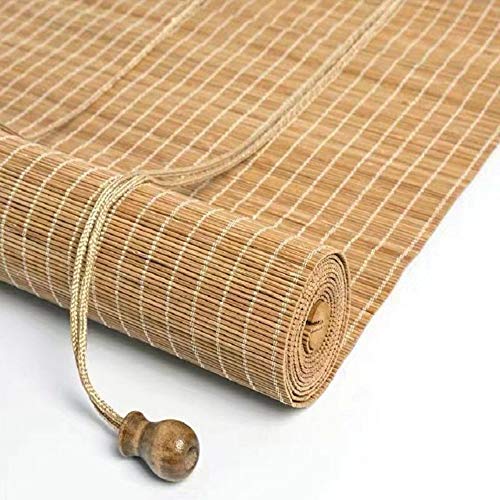 ZHLT Bambusrollo Outdoor Roll Up Shades Roller Shade Wasserdicht Für...