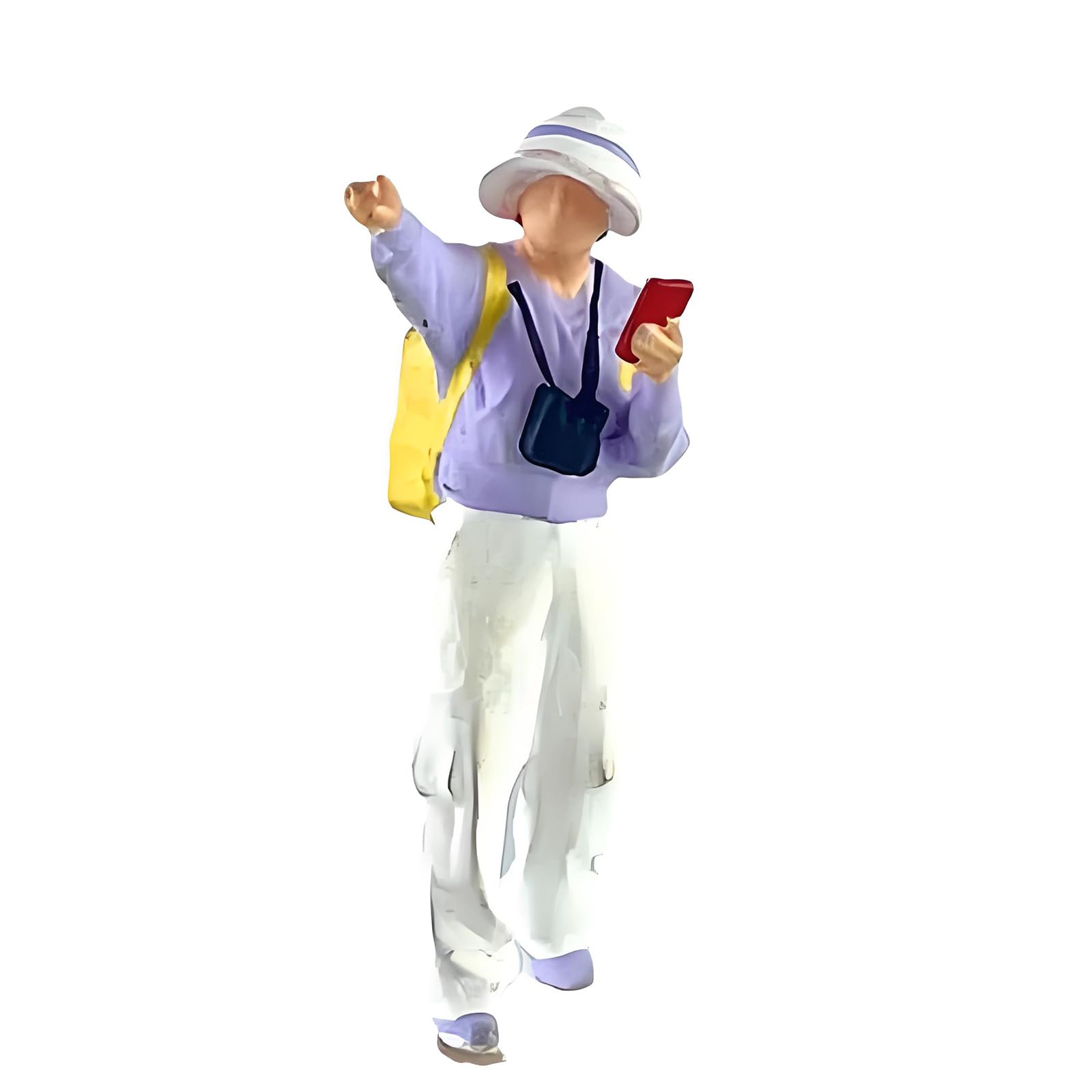 ZEPFJHE Resin Miniature People for Microed Photography and Artistic House Decoration with Flexible Scene Picks Tiny Scene Decorations