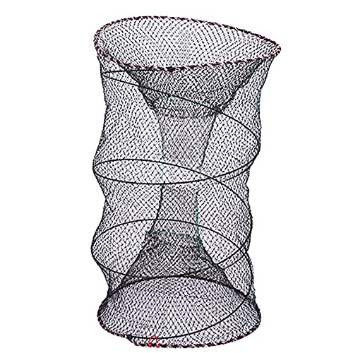 Nasse a Poisson Pêche en Nylon Galvanisé Net Poisson Crabe Écrevisses Homard Catcher Pot Cast Automatique Pliable Keep Net Umbrella Cage (Color : A4) Cover