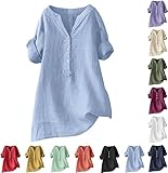 Today+Deals+Prime Log in My Subscribe and Save Orders Womens Linen Button Down Womens White Linen Button Down Shirt Linen Shirts for Women Summer Boho Shirts for Women 2024