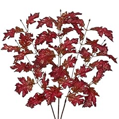 Red - Oak Leaves