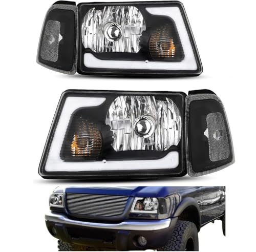 Led DRL Headlight compatible with 2001-2011 Ford Ranger