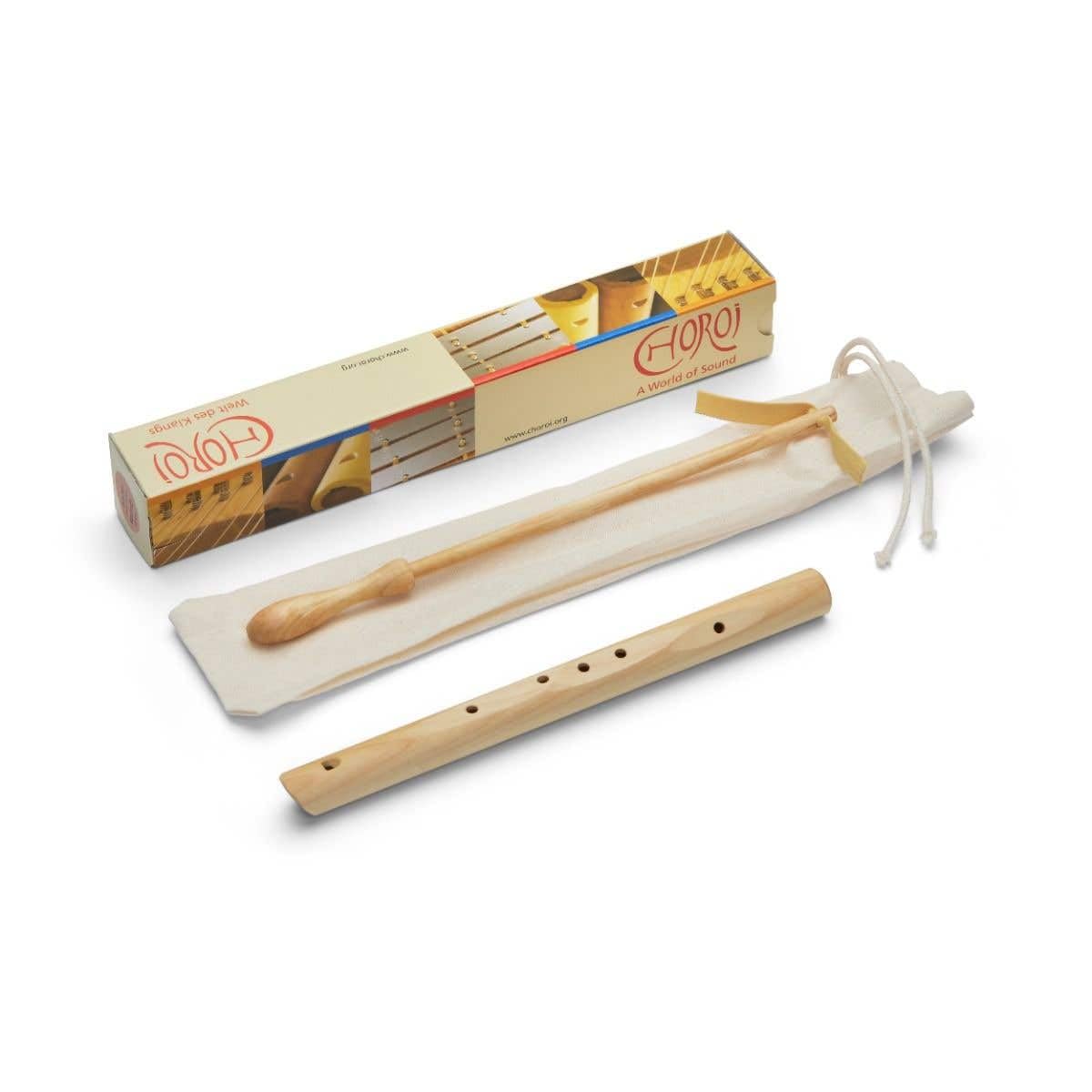 flauto pentatonico in legno 432 Hz - strumento musicale acero