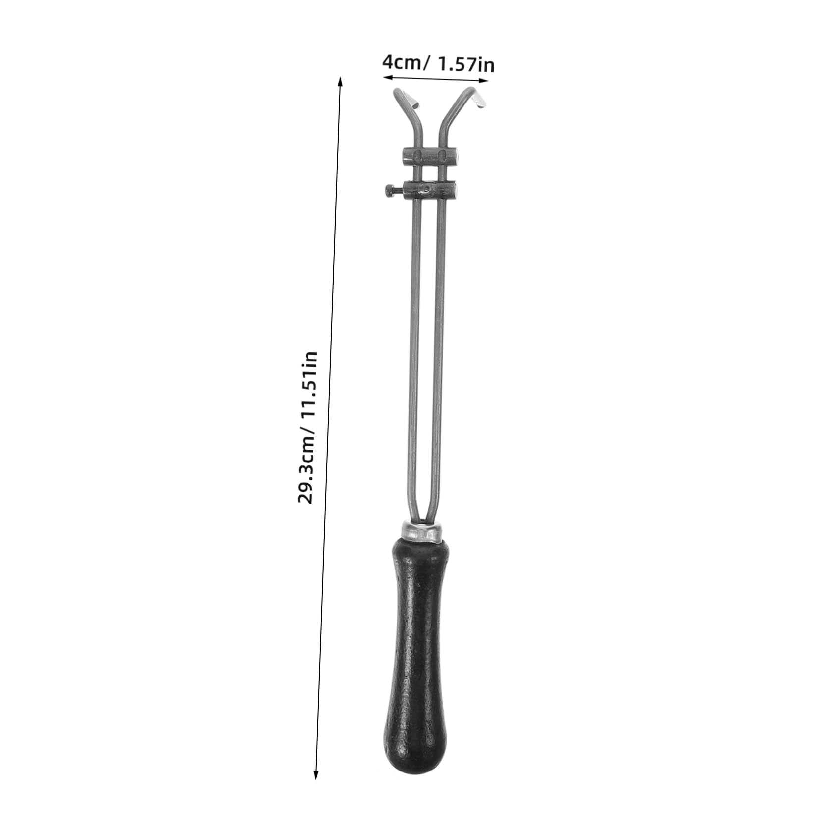 KALLORY Metal Smelting Tool Crucible Tongs Clamp Long Reach for Melting Furnace