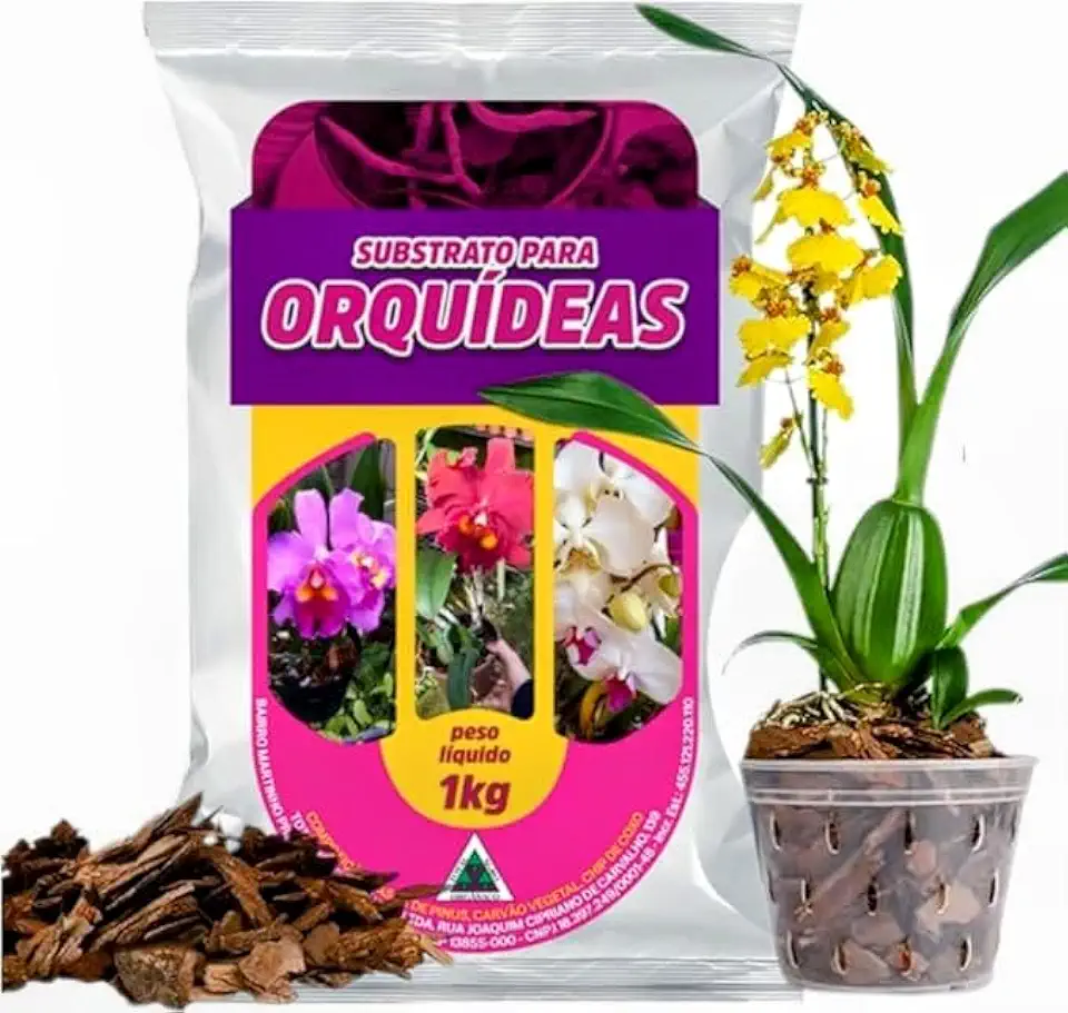 Substrato Premium para Orquídeas 2kg – Crescimento Forte e Flores Exuberantes!