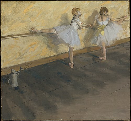 Grand tableau Degas Dancers pour sublimer la décoration d'un salon chic