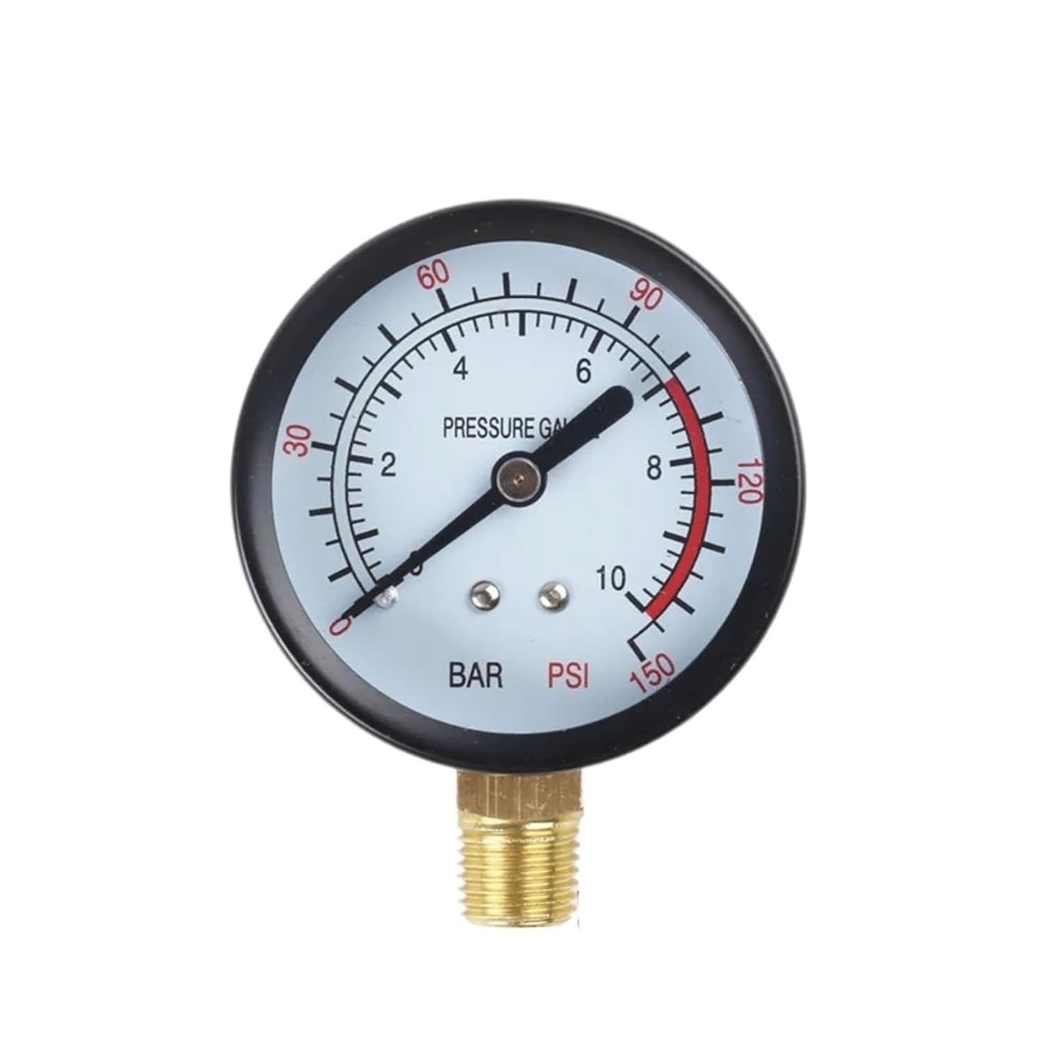 1pc Air Compressor Pneumatic Hydraulic Fluid Pressure Y60 0-1.6Mpa 0-230PSI Pool Filter Water Pressure Gauge Meter(G)