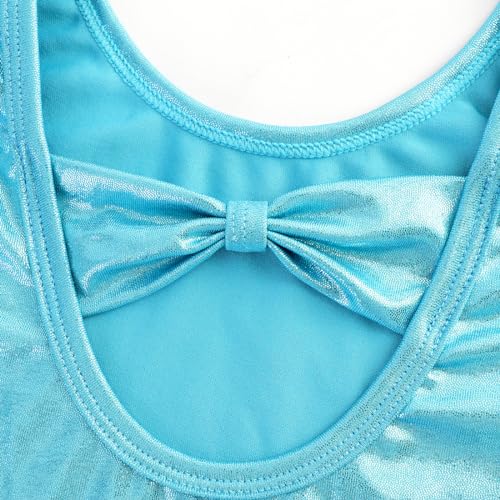 Image of HOZIY Gymnastics Leotards for Girls with Shorts Toddlers Biketards Rainbow Unicorn Dinosaur Mermaid Leopard Flower Galaxy