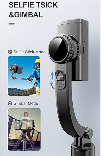 Miniatura 3 de YTYZC - Estabilizador de mano con trípode para selfie stick plegable para smartphone