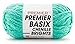 Premier Yarns Basix Chenille Brights Yarn 5.3 Oz Each Skein 6 Super Bulky Chunky Weight 3 Pack Bundle with Bella's Crafts Stitch Markers (Caribbean)