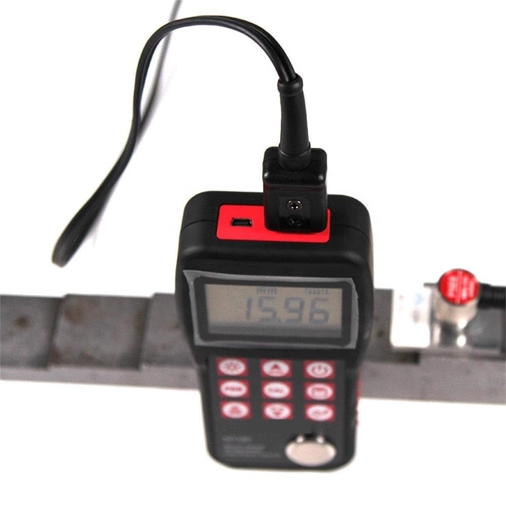 Medidor de espesor, Medidor de espesor ultrasónico MT-180 con rango de medición de 0,65 mm a 600 mm