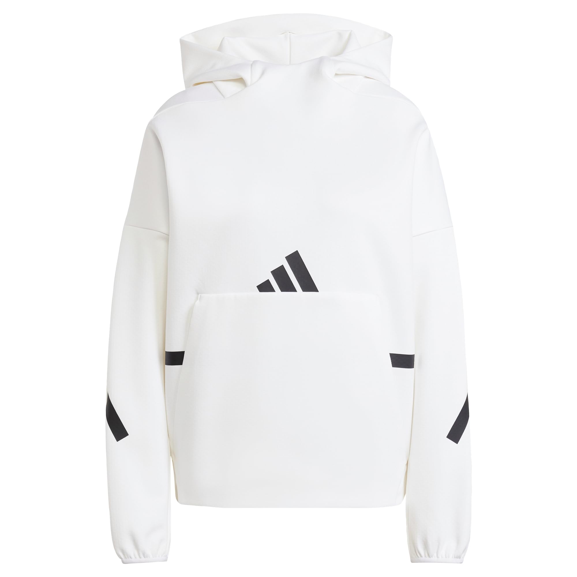 adidas Women's Sudadera con Capucha Z.N.E., White, XS
