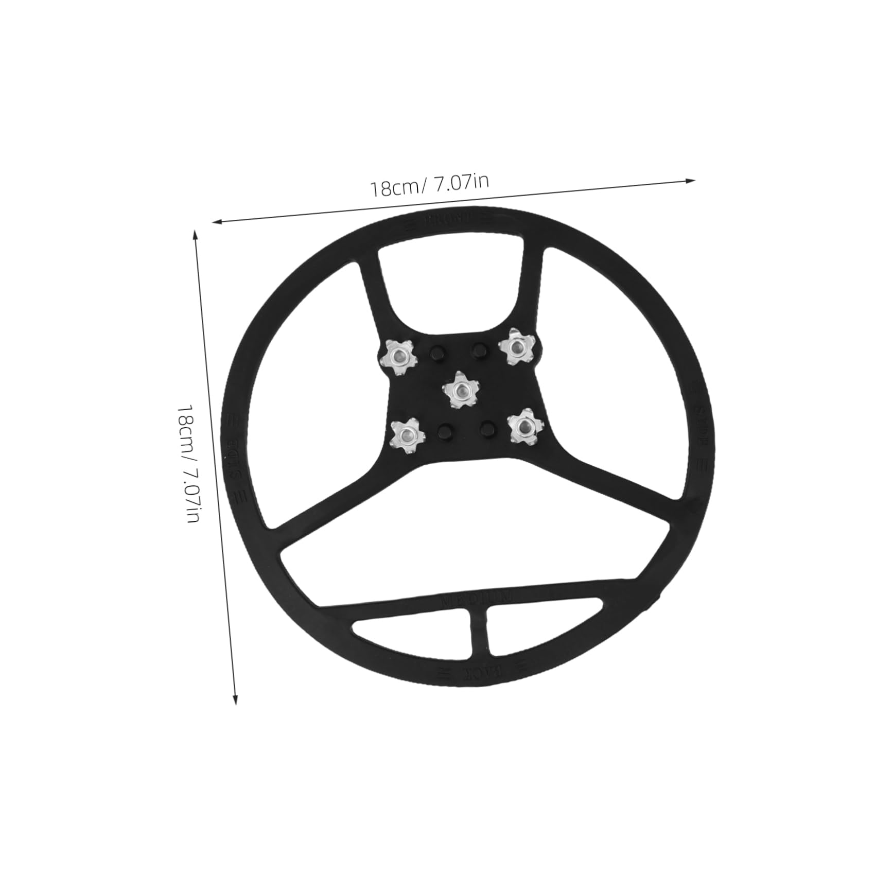 BESPORTBLE Snowshoeing Equipment Snow Boot Chains Ice Cleats for Shoes and Boots Secure Footing