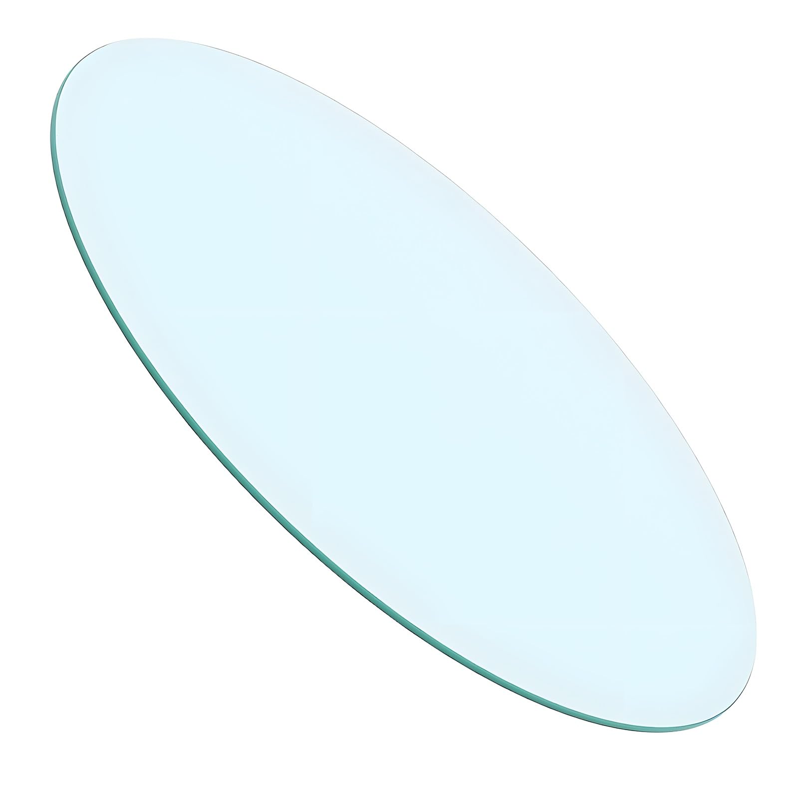 Plateau rond en verre trempé pour protéger votre table des plats chauds