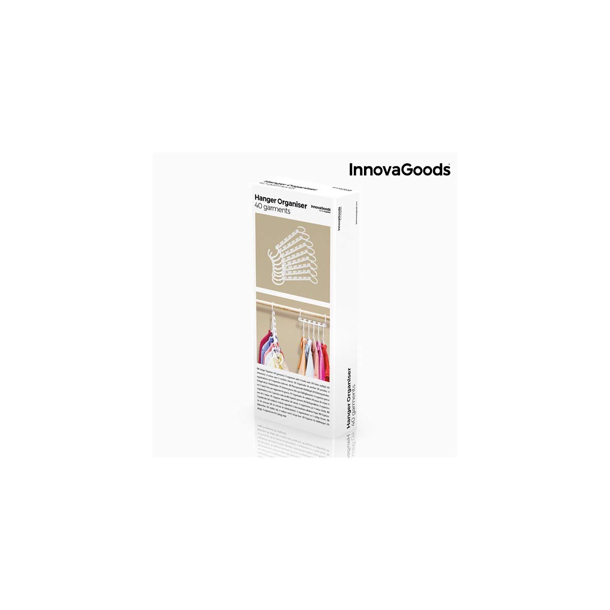 Organizador de Perchas para 40 Prendas InnovaGoods (24 Piezas)