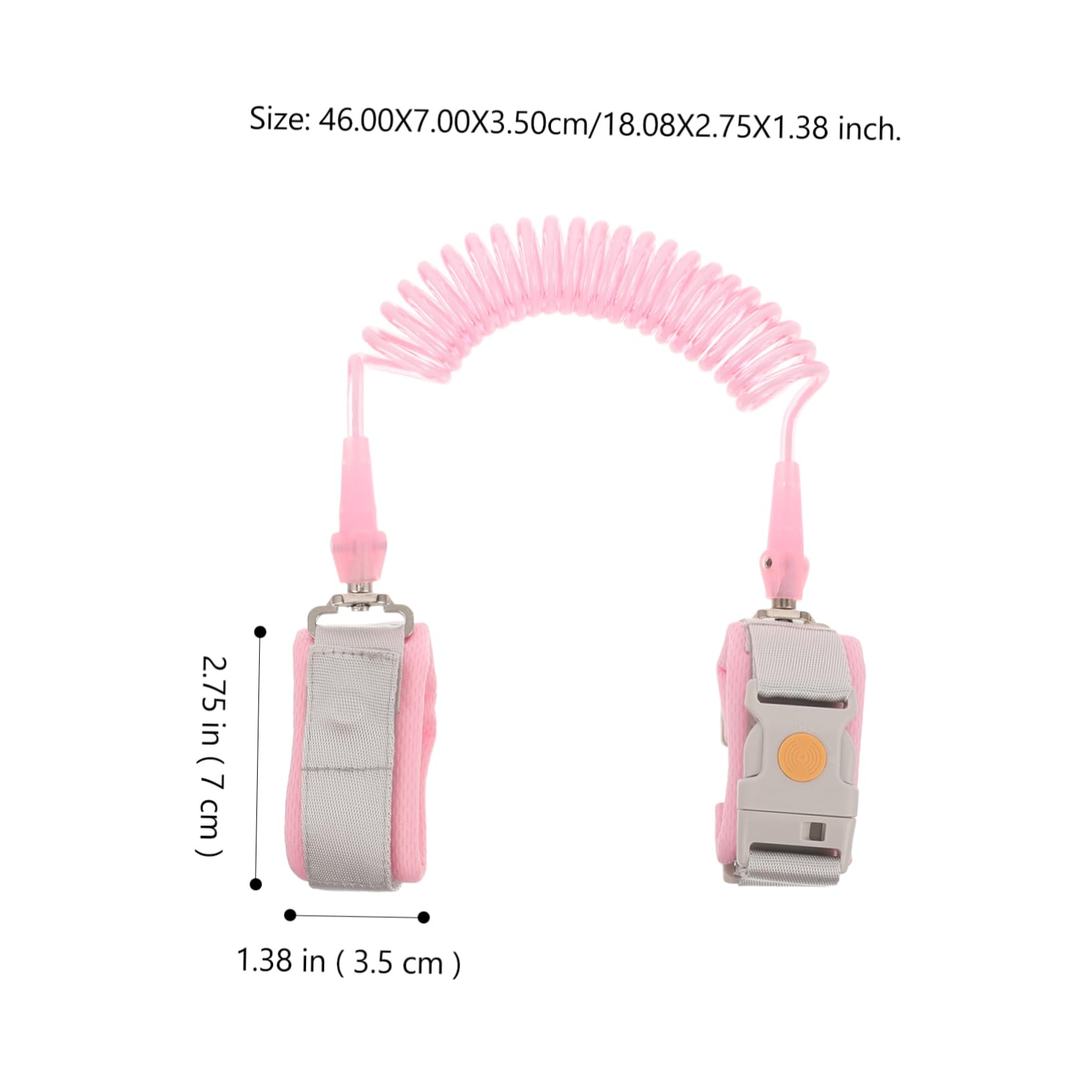 ULDIGI Anti-Lost Baby Traction Rope Toddler Walking Belt Infant Safety Harness Learning Walk Harness Stainless Steel Pu One Size Fits Boys and Girls 1-8 Years Old