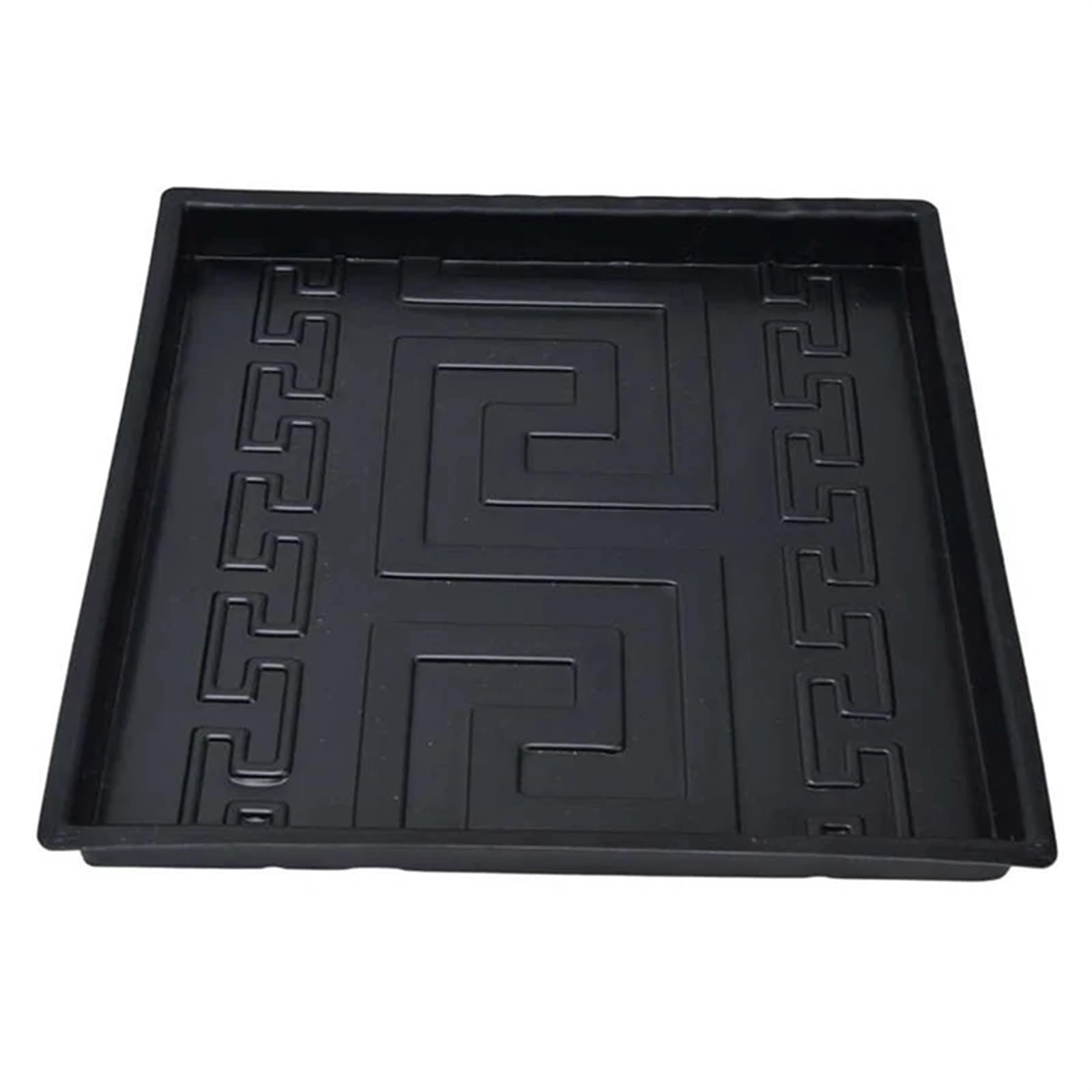 Ekalgretra Black Paving Brick Mould Plastic Floor Tile Molds Concrete Plaster Panel Paving Stone Brick Forms Mould Reusable Diy Garden Path Pavement Decoration