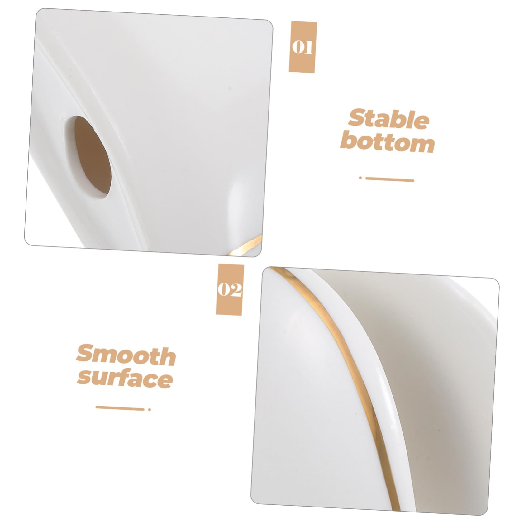 Ciieeo Distributeur De Serviettes en Papier Polyvalent 4 Pièces Peu Encombrant en Céramique