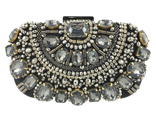 Solyinne Evening Bag for Woman Crystal Clutch Purses Sparkly Purses Cocktail Wedding Handbag