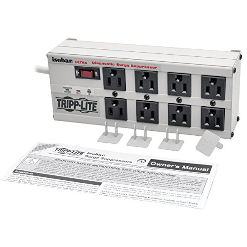 image for Tripp Lite Isobar 8 Outlet Surge Protector Power Strip, 25ft Long Cord