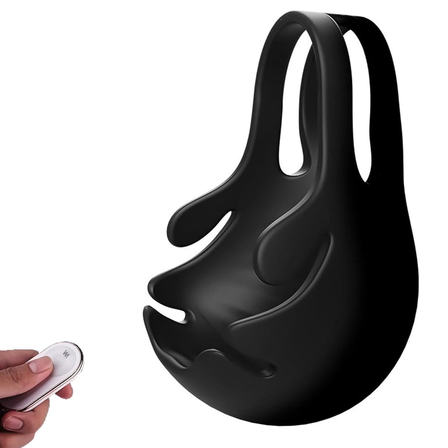 Anello per Pene Vibrante con Vibrazione Testicolare, Vibratore Ad Anello per Pene in Silicone Impermeabile con Stimolazione dei Testicoli Regolabili, Giocattolo Sessuale Telecomandato per