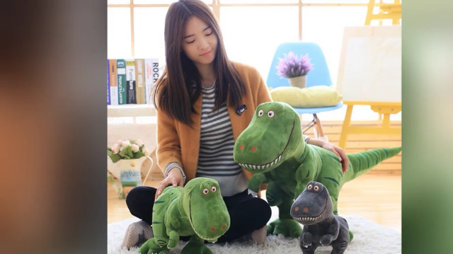 Amazon.co.jp: MIMIA 恐竜 ぬいぐるみ 40cm 子供 プレゼント Tレックス