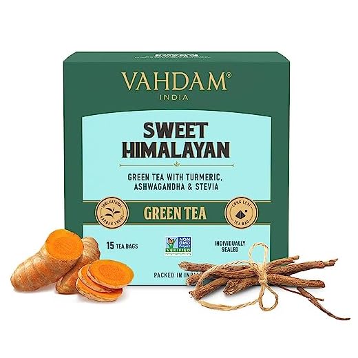 VAHDAM, Sweet Himalayan Detox Tea (15 Tea Bags) | SUPERFOODS Blend - Detox Tea | 100% Natural Detox Tea | Easy Brewing and Tastes Delicious