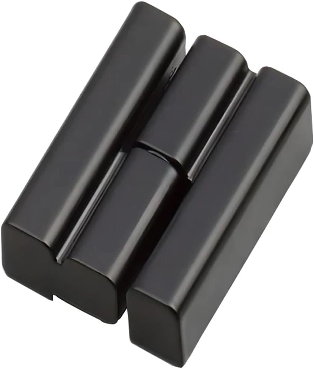 Zinc Alloy Cabinet Black/Silver Hinges Symmetrical Detachable for Fire/Communication/Cabinet Industrial Furniture Gate(3PCS-Left-Silver)