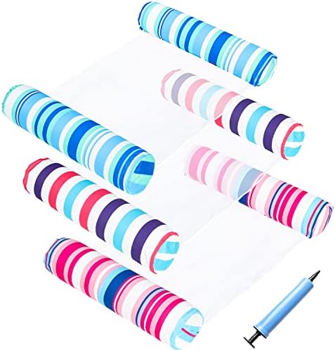 3Pack Inflatable Fabric Pool Floats Adults - Parentswell XL Premium Water Floats, Multi-Purpose Swimming Pool Float Floating Floaties Raft (Saddle, Lounge Chair, Drifter) for Adults