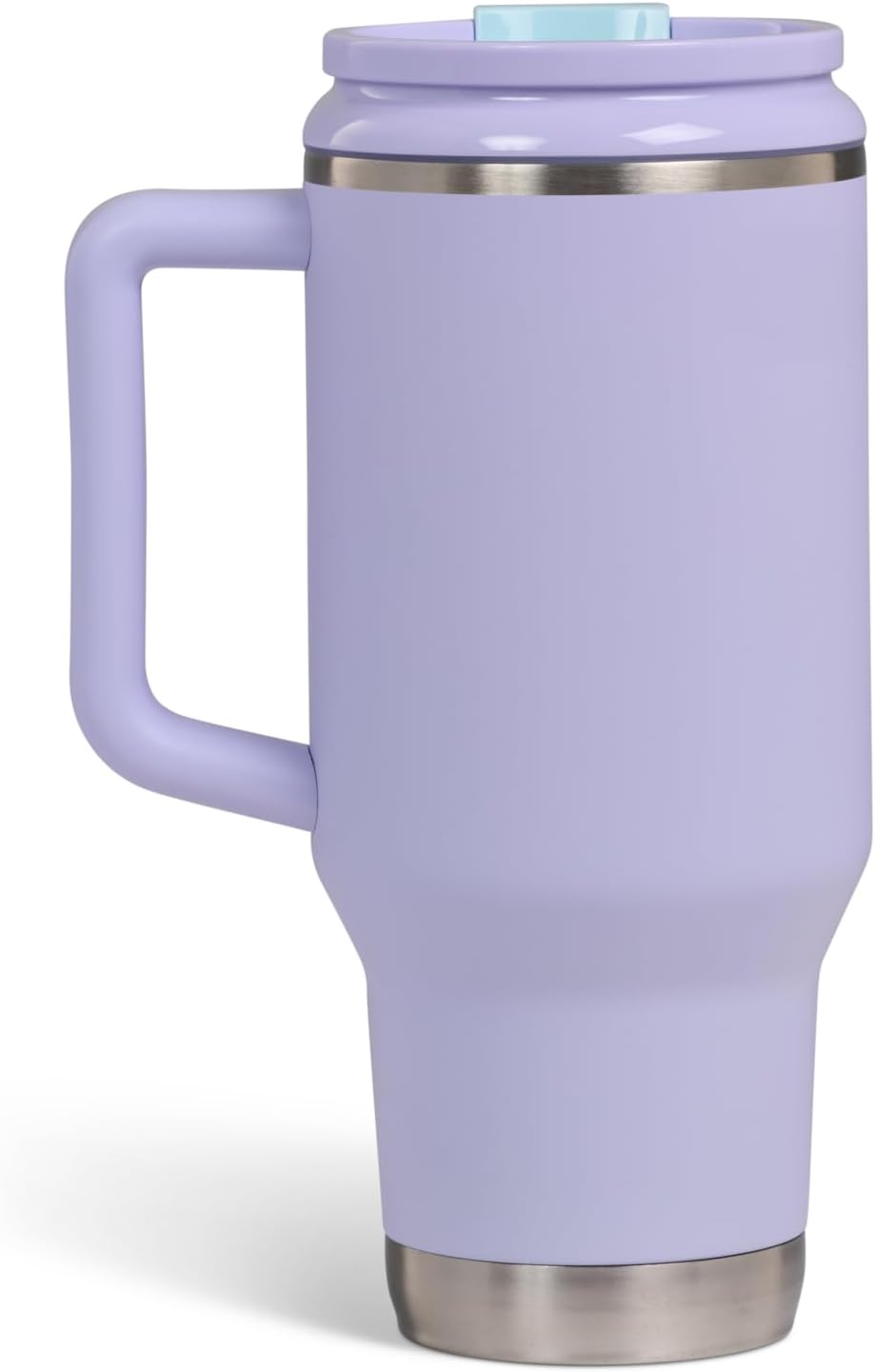 Igloo, 32 oz Tumbler with Handle, Reusable Travel Mug, Stainless Steel Insulated Hydration Cup for Hot & Cold Beverages, Cupholder Friendly, Lilac - Image 4