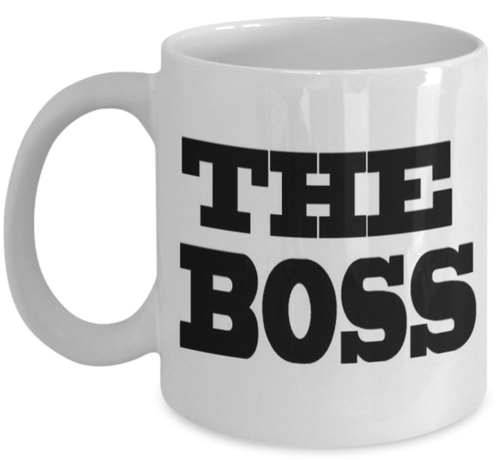 THE BOSS OFFICE NOVELTY GIFT MUG
