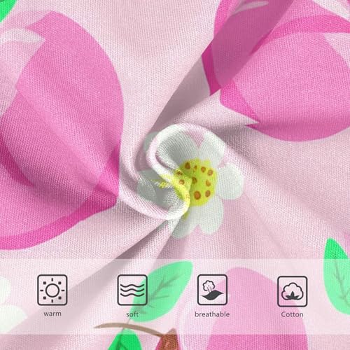 Cotton Girls Underwear Toddlers Pink Peaches Green Flowers Pastel Panties for Girl Cartoon Undies Kids Briefs 2t3