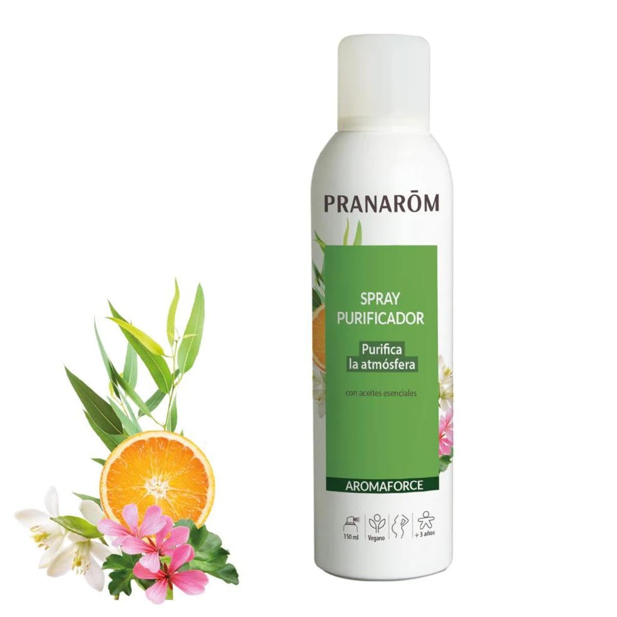 Pranarom – Aromaforce – Bio Purifier Spray – Purifies the Atmosphere, Purifying Colour, 150 ml