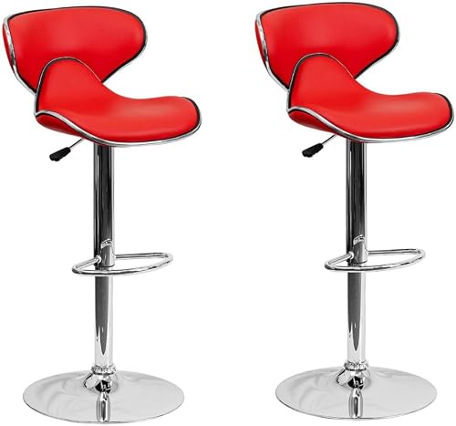 SMTE 2 x Red Vertigo Bar Stool with keychain