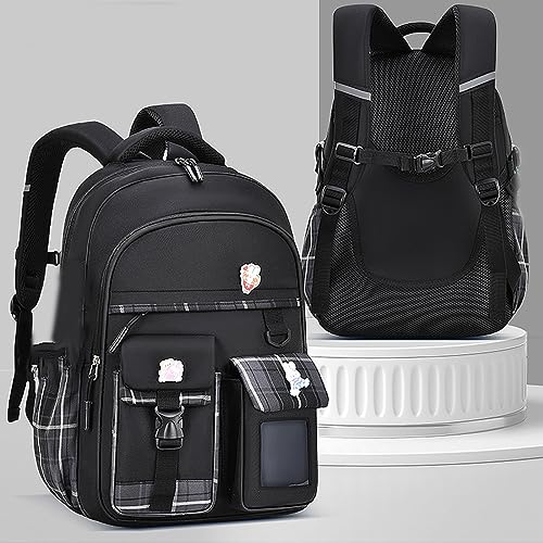 Sac à dos de dessin animé pour étudiante avec dossier aéré
