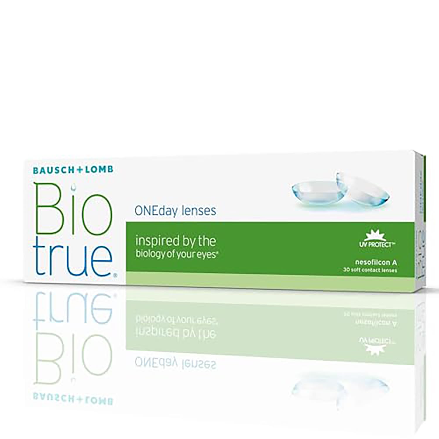 Biotrue ONEday BAUSCH + LOMB lentillas diarias esféricas, 30 unidades / 8.6 BC / 14.20 DIA / +​00,​25 (Positivo)
