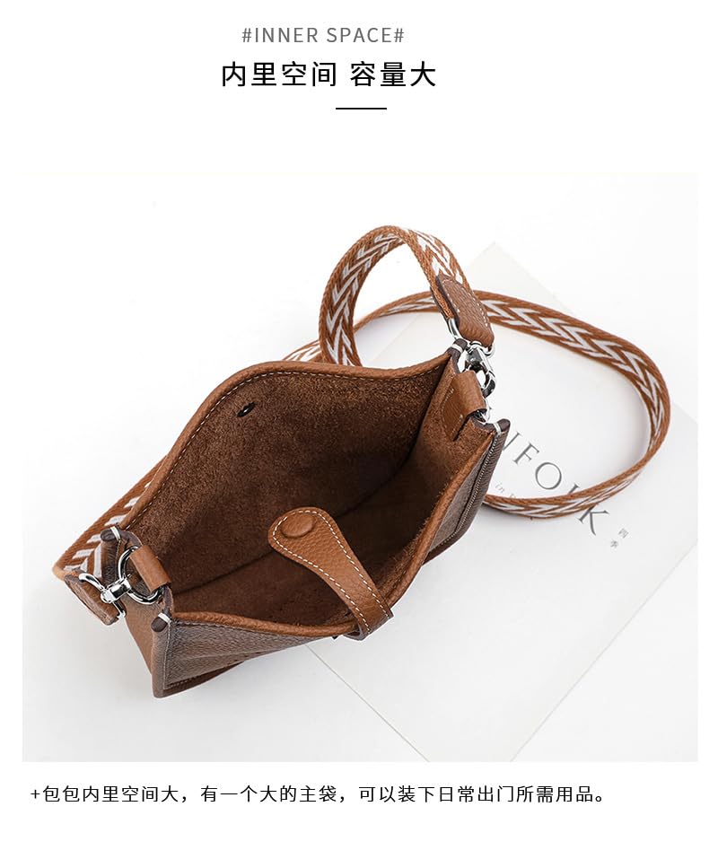 Luxury women's TOGO genuine leather shoulder crossbody bag large capacity handbag women's bag3