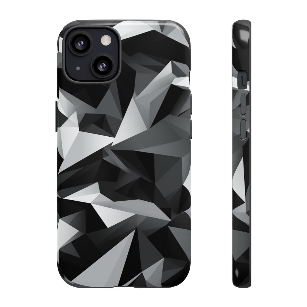 Coque rigide iPhone 13 motif abstrait pour éviter les rayures