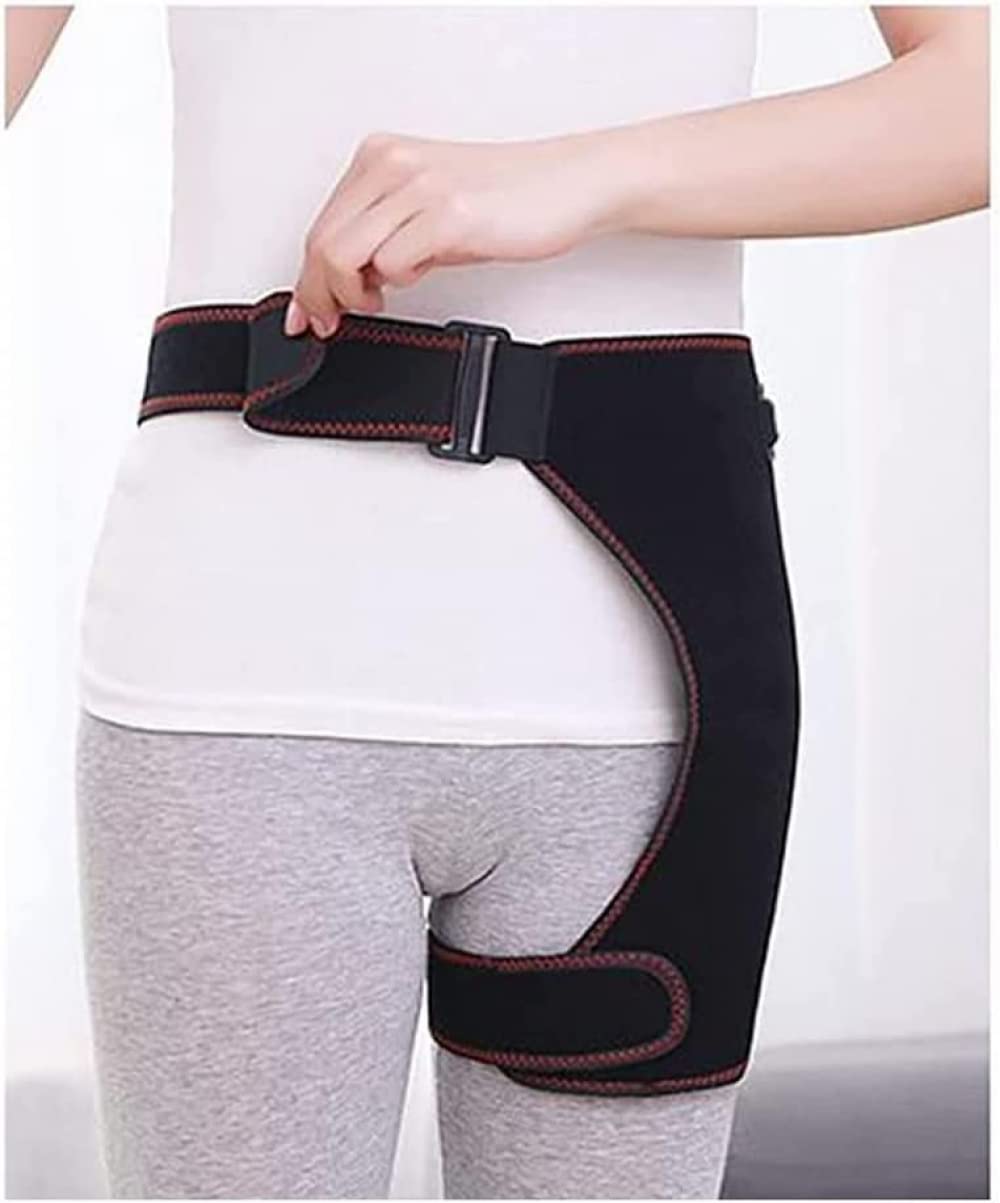 3 Vibrationsmodus Kompressionsbandage Für Hüfte, Bandage Oberschenkel Verstellbare Leistenbandage FüR Hip Ischias Verletzung Schmerzlinderung