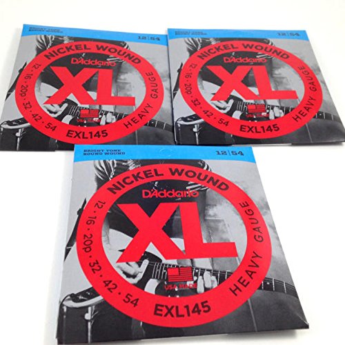 D'Addario D'Addario EXL145 - Cuerdas para guitarra eléctrica, paquete de 3