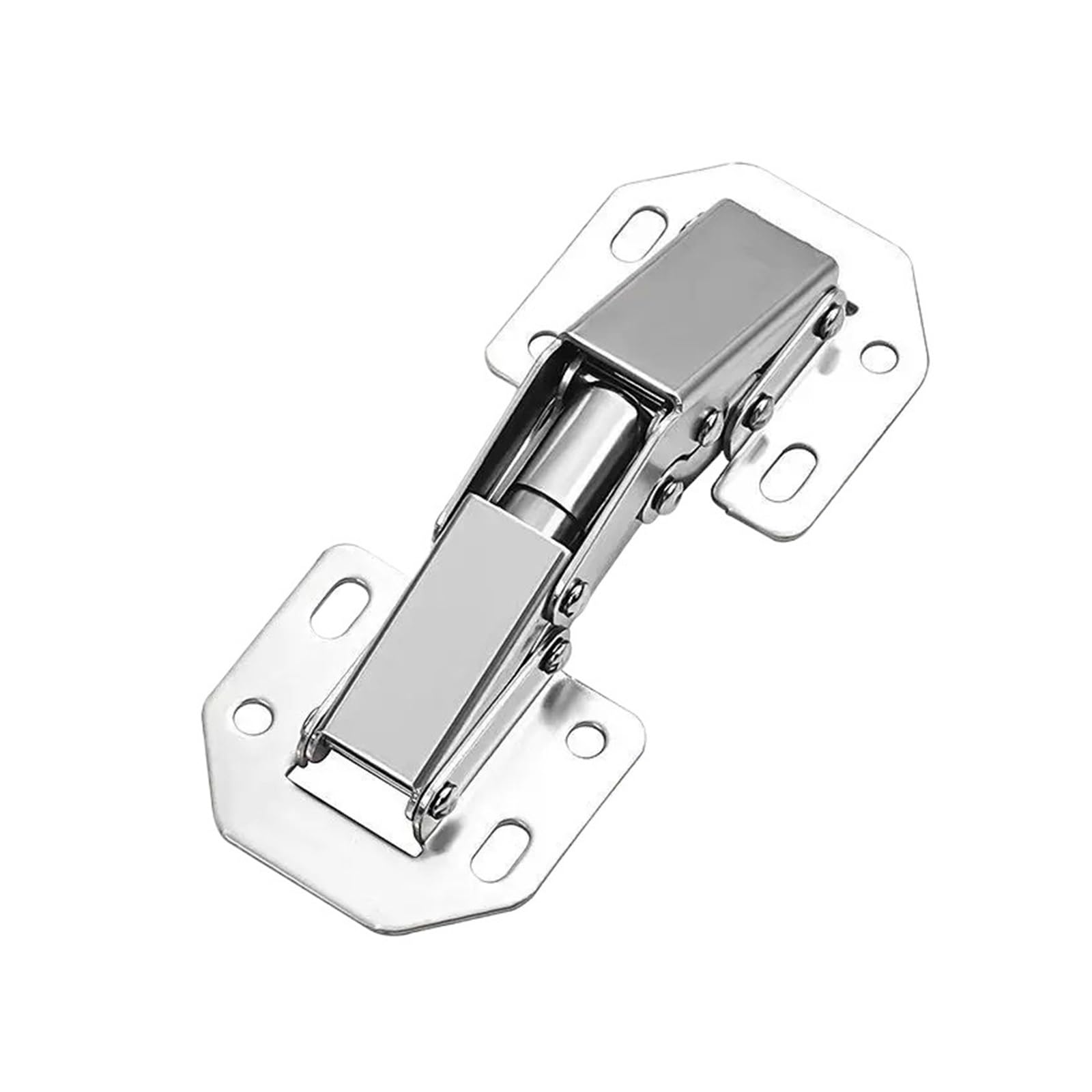 2Pcs Stainless Concealed Kitchen Cabinet Hinges Hidden(4inch)