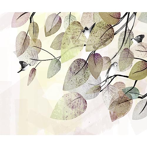 murando - Vlies Fototapete Vogel am Ast 350x256cm - Foto Tapete...