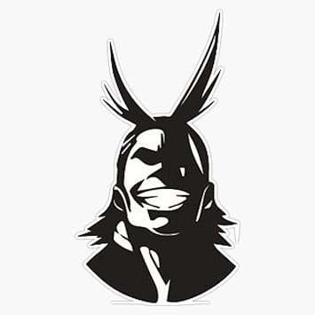 All Might Sticker Decal Vinyl Waterproof Sticker Decal Car Laptop Wall Window Bumper Sticker 5"