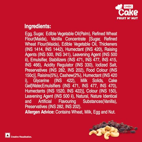 Image of Unibic Cake - Fruit N Nut 140gm