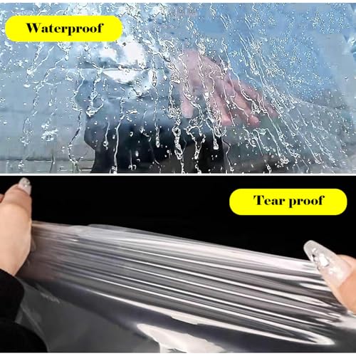 Bâche étanche 9x1m imperméable extérieure transparente anti-déchirure - 8